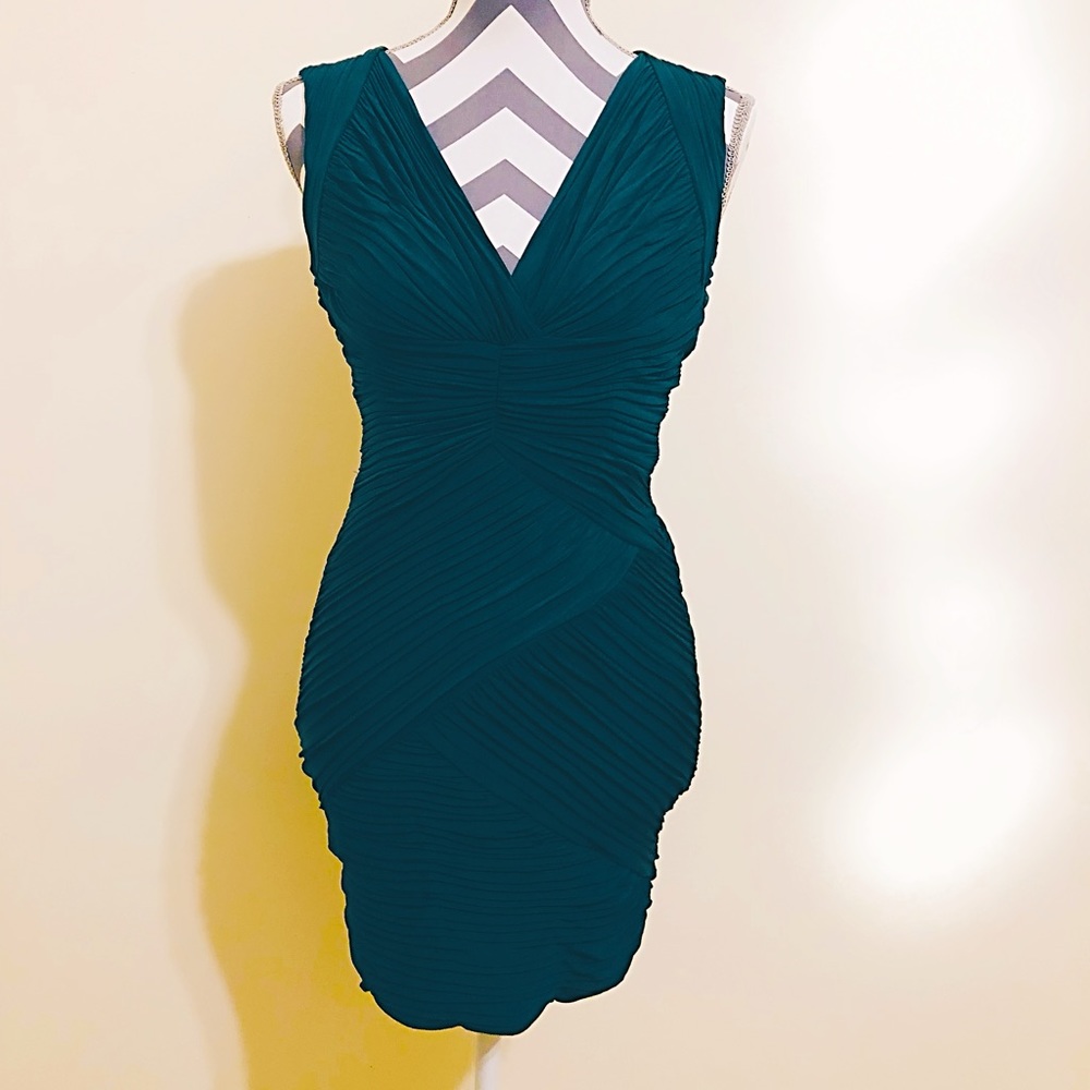 BCBGMAXAZRIA Green Dress